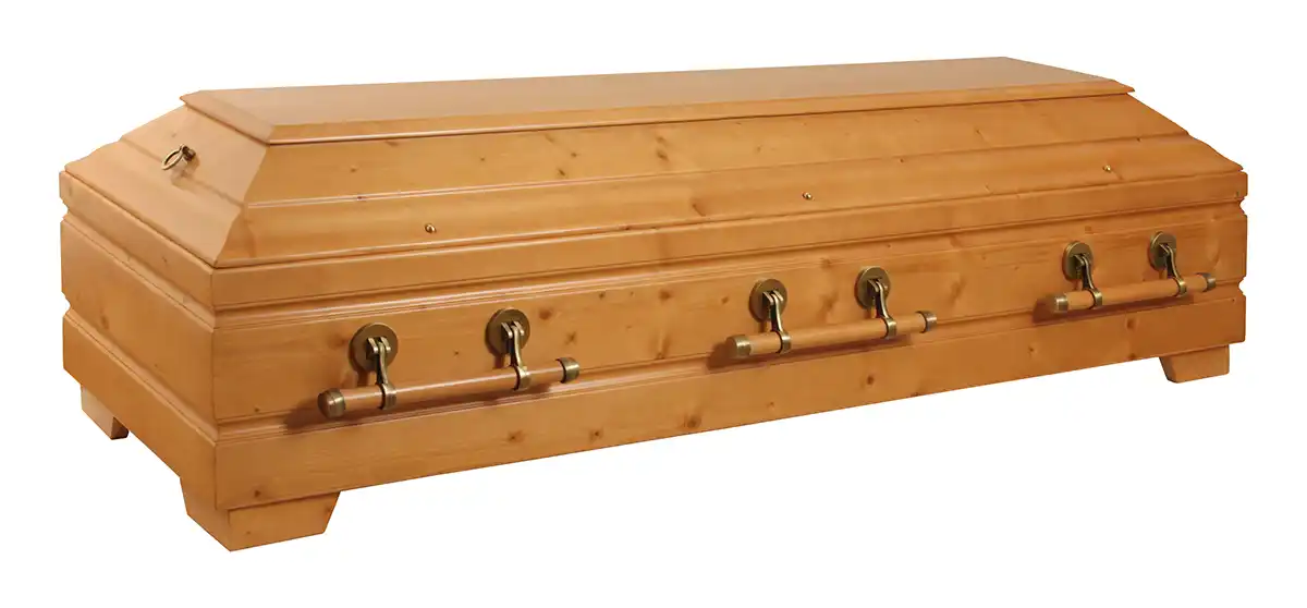 Sarg Standard Tanne mit Beschlag